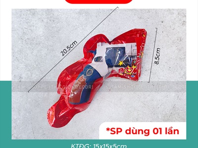 Súng bắn pháo giấy kim tuyến cho bữa tiệc [phụt mạnh - dùng 1 lần] SUNG-01