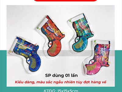 Súng bắn pháo giấy kim tuyến cho bữa tiệc [phụt mạnh - dùng 1 lần] SUNG-01