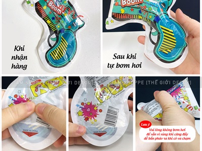 Súng bắn pháo giấy kim tuyến cho bữa tiệc [phụt mạnh - dùng 1 lần] SUNG-01