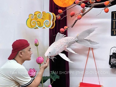 Backdrop Trung thu chủ đề Trăng treo [2025 - Tâm Nguyễn Decor] CC-TRUNGTHU-2501
