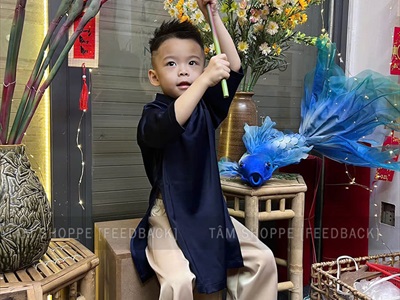 Mô hình cá chép decor đuôi lá thân xốp [Form đẹp - Nhiều cỡ/ màu] TCV-CA-04