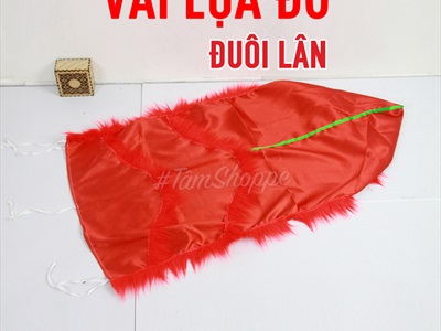 Đầu lân trang trí cỡ nhỏ & trung ĐK 20-25cm DAULAN-01