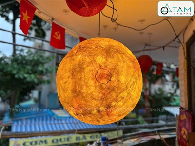 [ORDER 3-5 NGÀY] Đèn mặt trăng tròn 3D decor nhiều cỡ [Cứng cáp - Sáng đẹp] DENTRANG-01