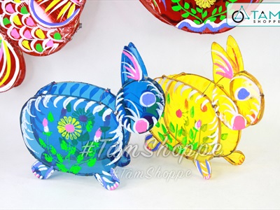 Lồng đèn giấy kiếng hình thú 5 kiểu cỡ lỡ & trung 30-40cm LDEN-KIENG-06