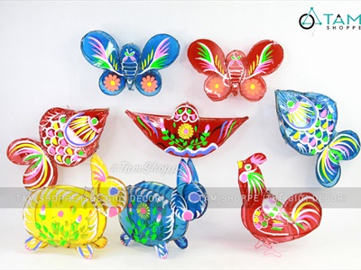 Lồng đèn giấy kiếng hình thú 5 kiểu cỡ lỡ & trung 30-40cm LDEN-KIENG-06