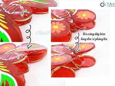 Lồng đèn giấy kiếng hình thú 5 kiểu cỡ lỡ & trung 30-40cm LDEN-KIENG-06