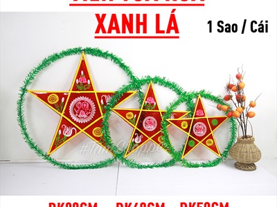 Lồng đèn ông sao truyền thống cỡ lớn 50-60-80cm (05 màu) LDEN-KIENG-05