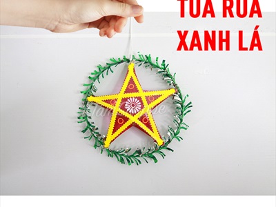 Lồng đèn ông sao truyền thống cỡ mini ĐK15cm (05 màu) LDEN-KIENG-04