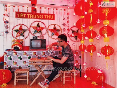 Banner chữ Tết Trung Thu 20x120cm Formex 5ly (tặng băng keo 2 mặt) FORM-TRTHU-02
