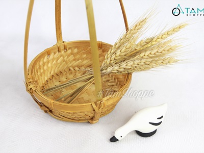 Bộ quang gánh tre nhỏ để bàn trang trí QUANGGANH-01