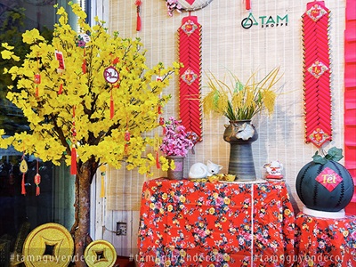 Dây pháo giấy treo Tết nhiều kiểu [Hàng đẹp + đủ cỡ] DAYPHAO-01