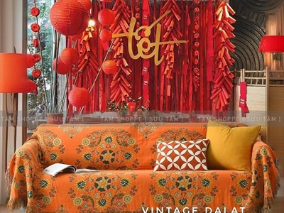 Dây pháo giấy treo Tết nhiều kiểu [Hàng đẹp + đủ cỡ] DAYPHAO-01