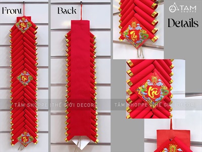 Dây pháo giấy treo Tết nhiều kiểu [Hàng đẹp + đủ cỡ] DAYPHAO-01