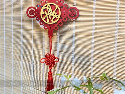 Dây treo Tết gỗ 6 kiểu treo ngọc dài 35cm [Đơn giản - Kĩ đẹp] PKT-TET-06