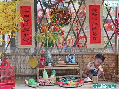 Lồng đèn con Rồng giấy cầm tay dài 1-3m [Treo được - dày đẹp] LDEN-GIAY-10