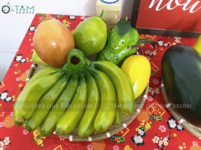 Mô hình trái cây giả trang trí nhiều kiểu [Loại đẹp - Như thật] TRAI-LONXON-01