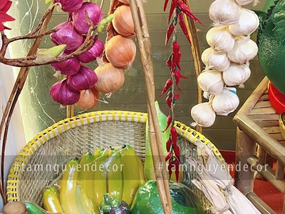 Mô hình trái cây giả trang trí nhiều kiểu [Loại đẹp - Như thật] TRAI-LONXON-01
