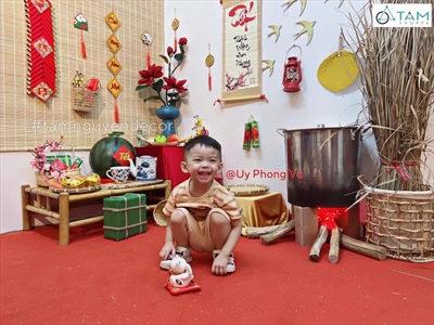 Nồi nấu bánh chưng bánh tét trụ cao bằng nhôm ĐK36cm [Vừa decor - Dày đẹp] NOINIEU-01