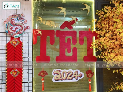 Tranh Rồng treo trang trí Tết Giáp Thìn 2024 bằng Formex [Độc quyền - In sắc nét]  FORM-TET-01