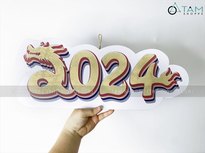 Tranh Rồng treo trang trí Tết Giáp Thìn 2024 bằng Formex [Độc quyền - In sắc nét]  FORM-TET-01