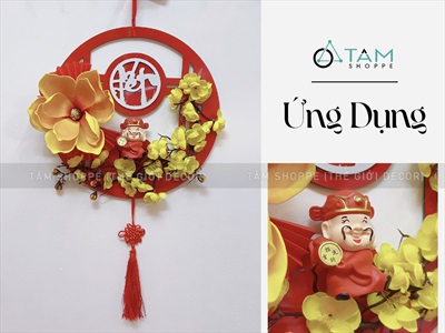 Tượng ông thần tài nhựa nhỏ cầm tiền vàng cao 6cm [Chuẩn đẹp - Được chọn kiểu] TUONG-THANTAI-01