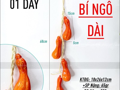 Dây hành tỏi ớt nông sản treo trang trí như thật TRAI-NONGSAN-01