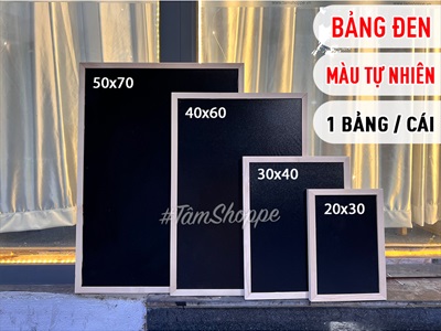 Bảng đen viết phấn Menu nhiều cỡ và giá đỡ tiện lợi [Lẻ từng món/Combo] BANGDEN-03