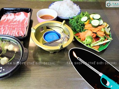 Bật lửa dài đốt nến ngẫu nhiên màu BATLUA-01