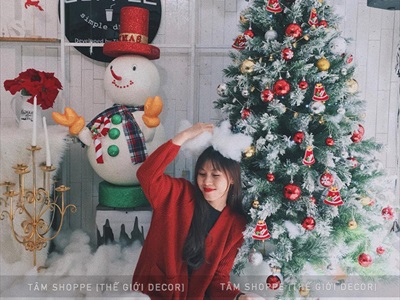 Bông gòn trang trí làm mây giả tuyết giả BONGGON-01