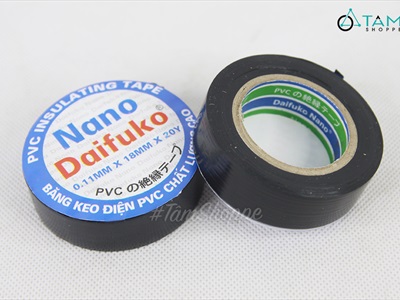 Cuộn băng keo điện nano màu đen 19m DCHM-BK-01
