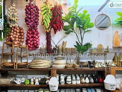 Dây hành tỏi ớt nông sản treo trang trí như thật TRAI-NONGSAN-01