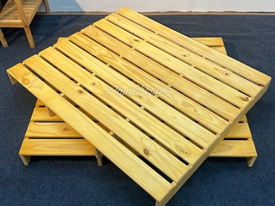Giường Pallet gỗ thông mới láng mịn cứng cáp chống mọt GIUONG-01