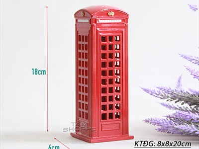 Mô hình bốt điện thoại London nước Anh MHVT-BDT-01
