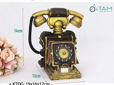 Mô hình điện thoại quay số giả cổ Hoàng gia MHVT-Đ.TH-03