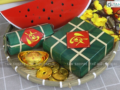 Mô hình đồng tiền vàng nhựa trang trí Tết nhiều cỡ DONGTIEN-01