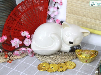Mô hình đồng tiền vàng nhựa trang trí Tết nhiều cỡ DONGTIEN-01