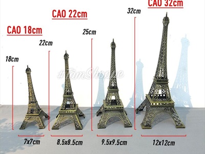 Mô hình Tháp Eiffel biểu tượng nước Pháp MHKQTG-EIFFEL-01