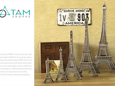 Mô hình Tháp Eiffel biểu tượng nước Pháp MHKQTG-EIFFEL-01