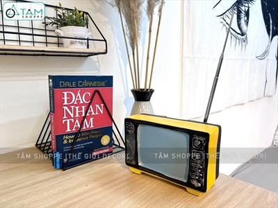 Mô hình ti vi cổ điển cao 12cm (chưa tính cần) MHVT-TV-01