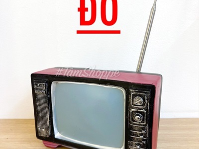 Mô hình ti vi cổ điển cao 12cm (chưa tính cần) MHVT-TV-01