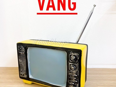 Mô hình ti vi cổ điển cao 12cm (chưa tính cần) MHVT-TV-01