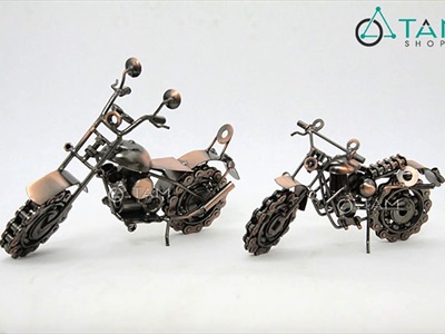 Mô hình xe moto bánh xích kim loại MHX-MOTO-01