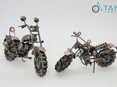 Mô hình xe moto bánh xích kim loại MHX-MOTO-01