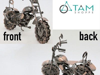 Mô hình xe moto bánh xích kim loại MHX-MOTO-01