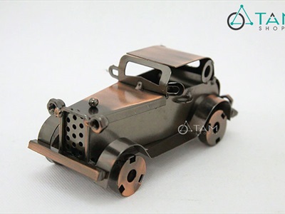 Mô hình xe ô tô sắt nắp ca-pô dài MHX-OTO-02