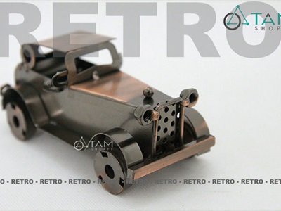 Mô hình xe ô tô sắt nắp ca-pô dài MHX-OTO-02