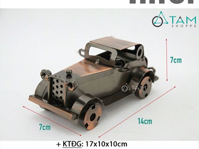 Mô hình xe ô tô sắt nắp ca-pô dài MHX-OTO-02