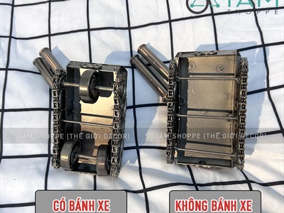 Mô hình xe tăng sắt 2 nòng đại bác MHX-XT-01