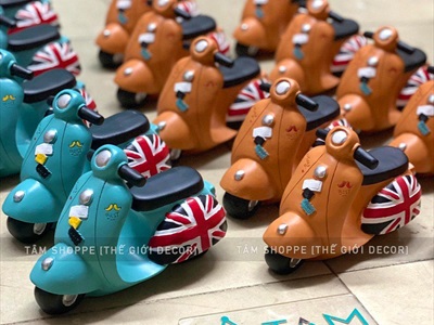 Mô hình xe Vespa ống tiết kiệm Composite MHX-VESPA-02