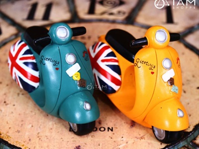 Mô hình xe Vespa ống tiết kiệm Composite MHX-VESPA-02